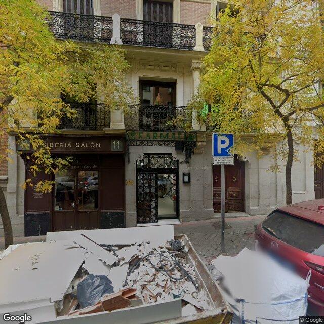 Street view near Adelina Elisa Delgado Galiana in Madrid