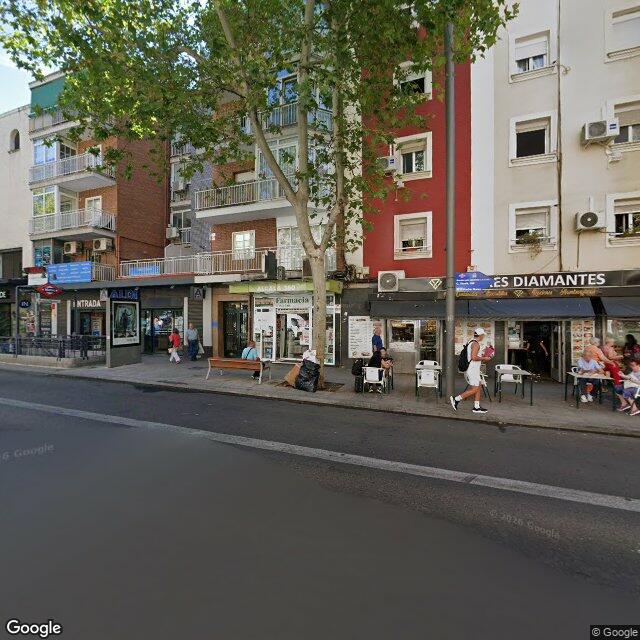 Street view near Alcalá 380 in Madrid