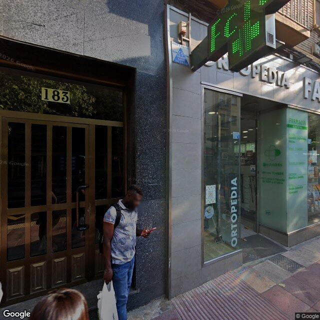 Street view near Andrés Magallón, Santiago in Zaragoza
