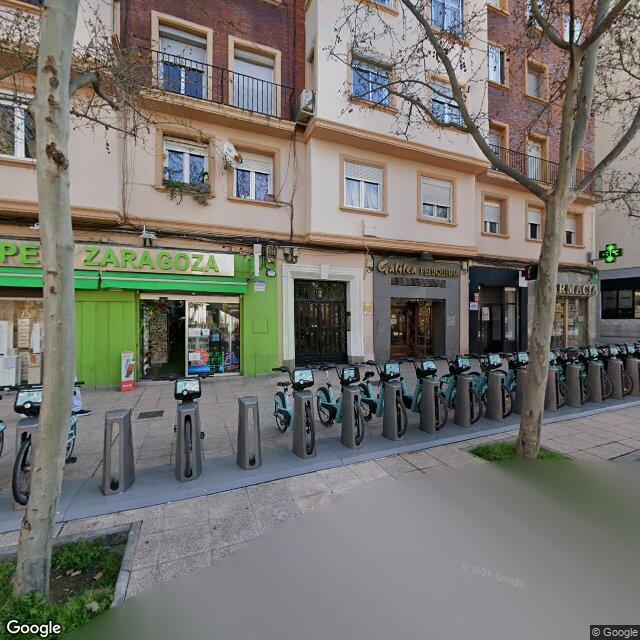 Street view near Andreu Puyal, Julia Margarita in Zaragoza