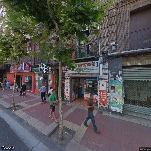 Street view near Artal Lerin in Zaragoza