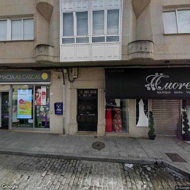 Street view near As Cascas in Betanzos