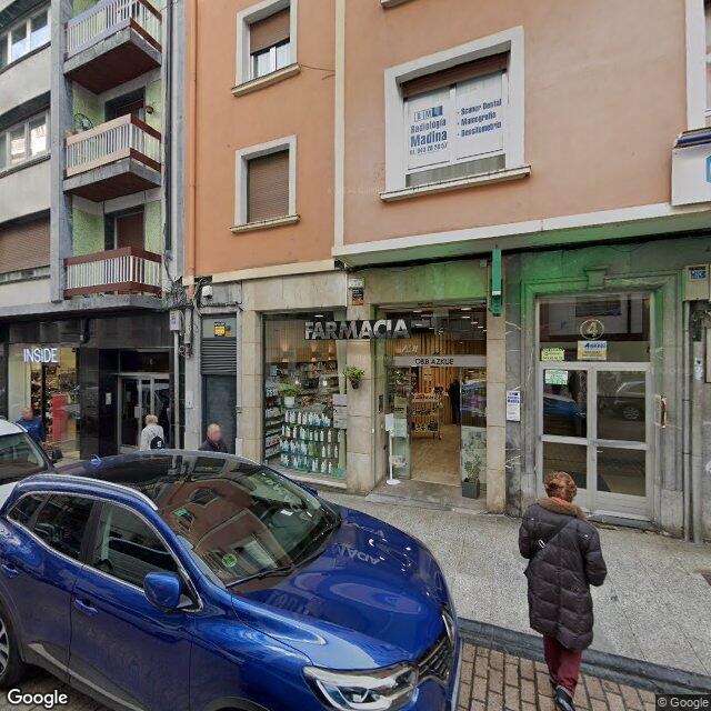 Street view near Azkue in Spain