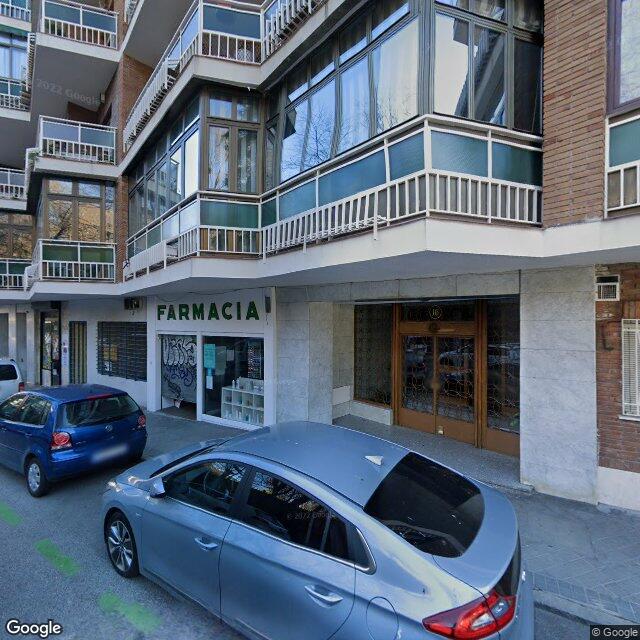 Street view near Baos Echevarría in Madrid