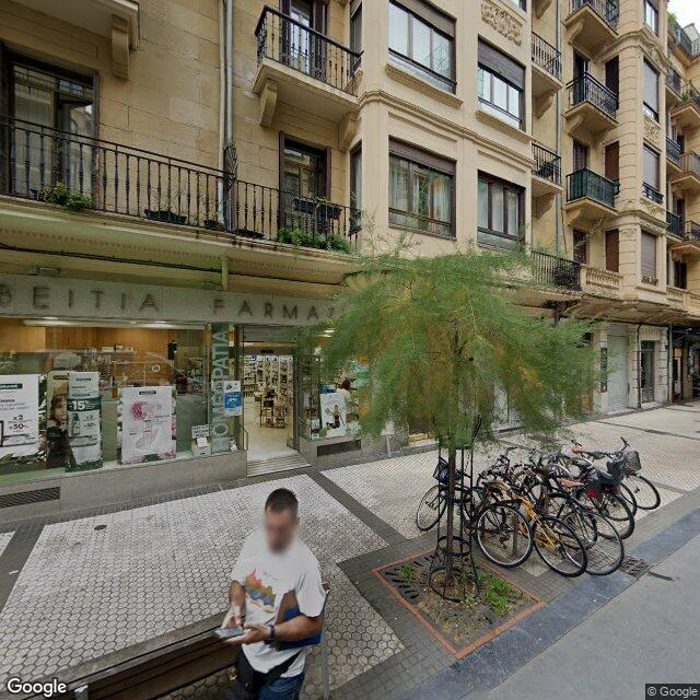Street view near Beitia in Spain