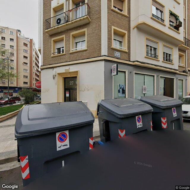 Street view near Bolsa Calvo, María Elena in Zaragoza