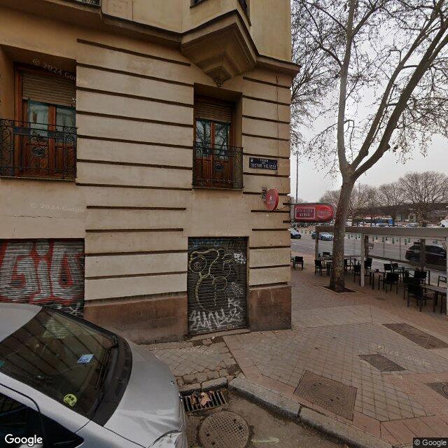 Street view near Boticinal Madrid Atocha in Madrid