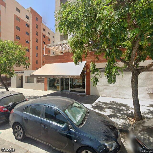 Street view near Calatrava Torres Juan Carlos in Malaga