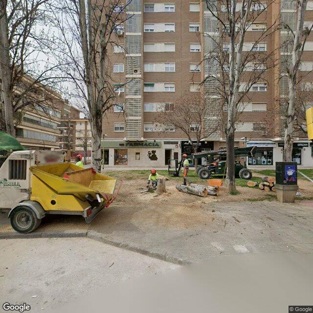 Street view near Casafranca Martínez, Maria Pilar in Zaragoza