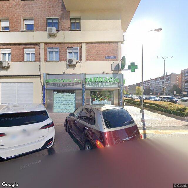 Street view near Castellana 274 in Madrid