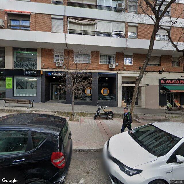 Street view near Cesar Mantecon Silva in Madrid