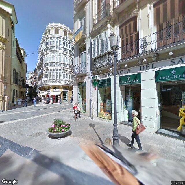 Street view near Del Sagrario in Málaga
