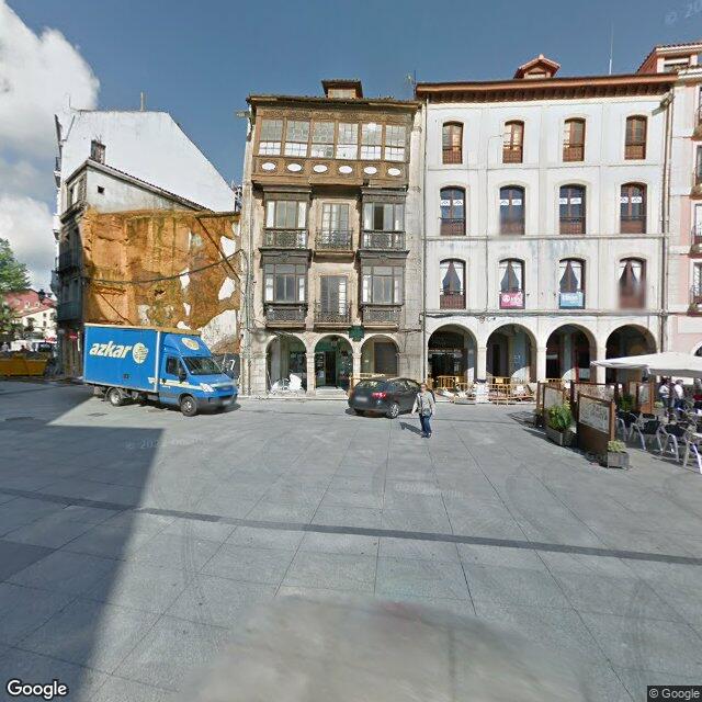 Street view near El Parche in Spain