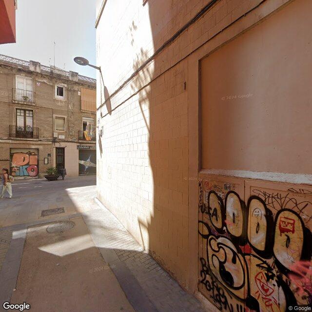 Street view near Enric Ventura in Barcelona