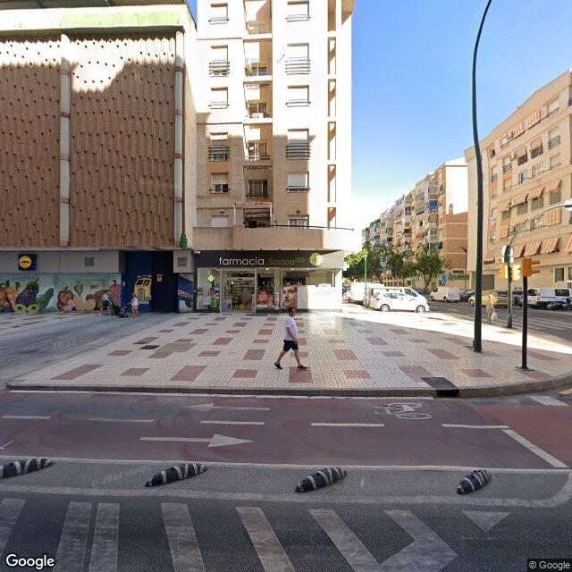 Street view near Faba Conde, Mª Luisa in Malaga