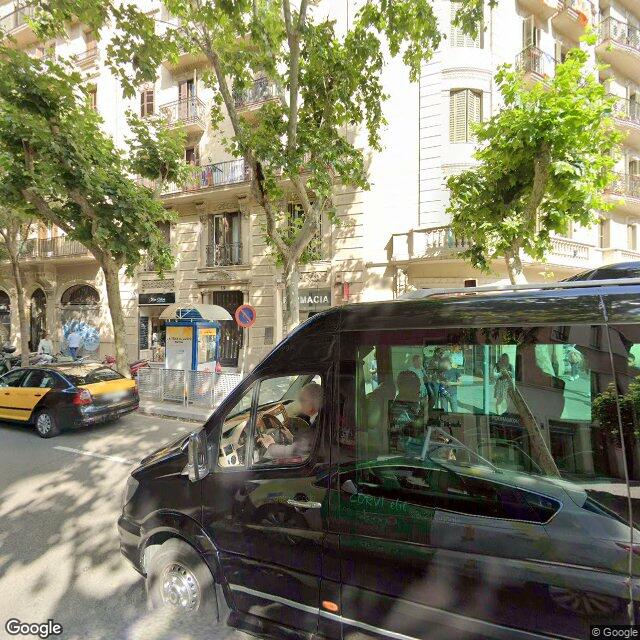 Street view near Farmàcia in Barcelona