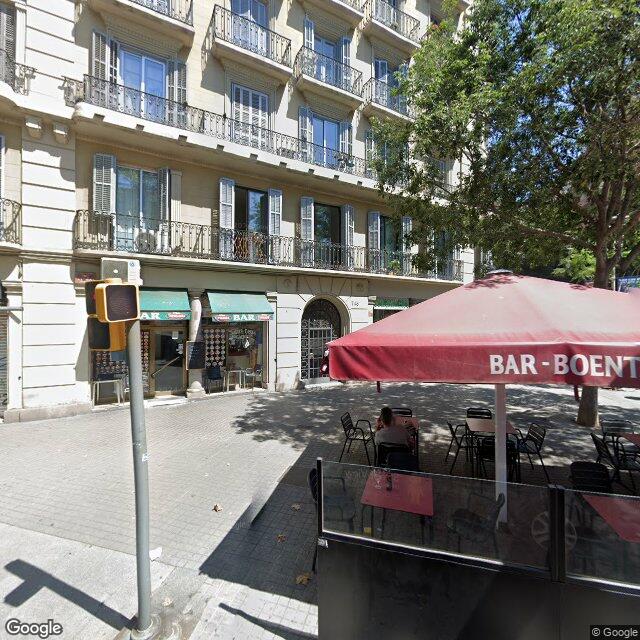 Street view near Farmàcia Abad Merin, Milagros in Barcelona