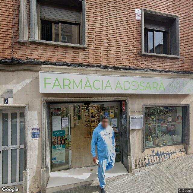 Street view near Farmàcia Adsarà Grau, Jordi in Barcelona
