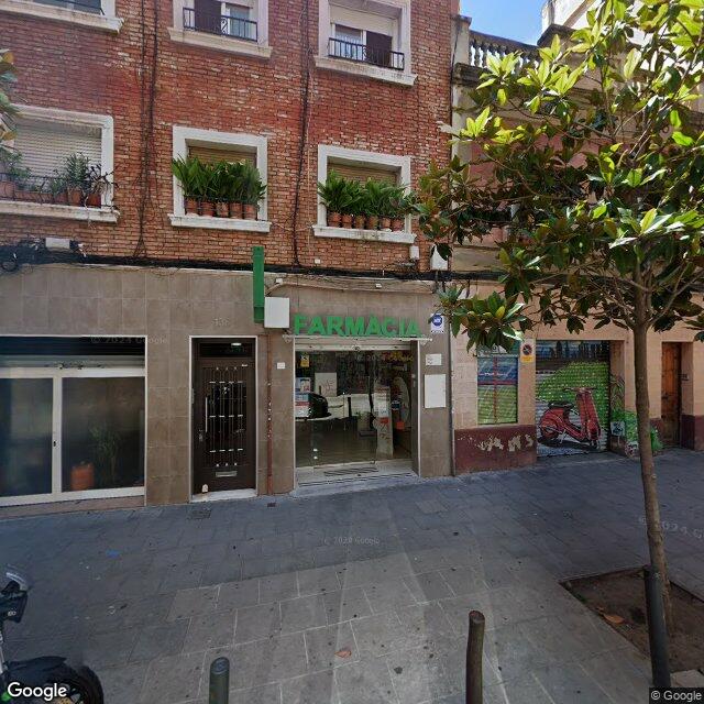 Street view near Farmàcia Agustí Pujadas Sarret in Barcelona