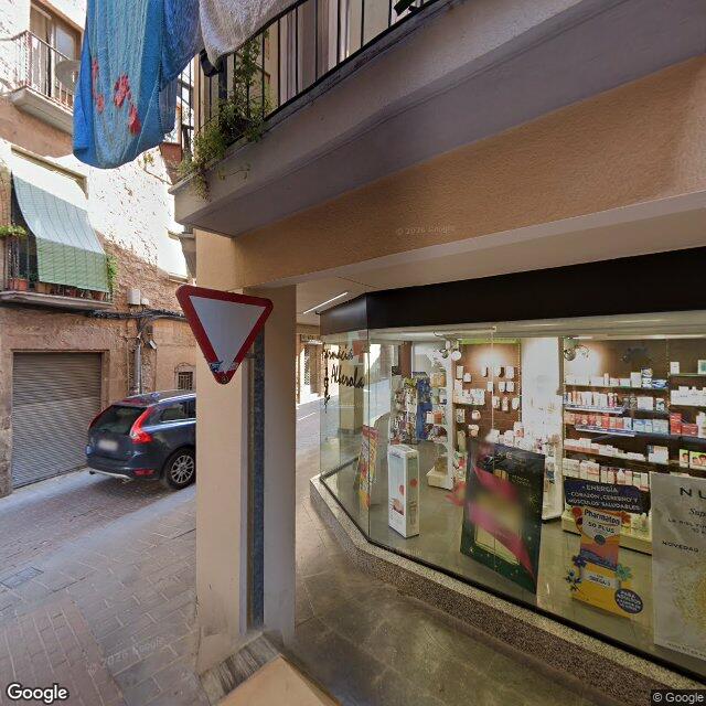 Street view near Farmàcia Alberola in Barcelona