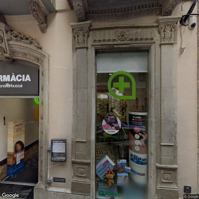 Street view near Farmàcia Alfons Arbussé in Gerona