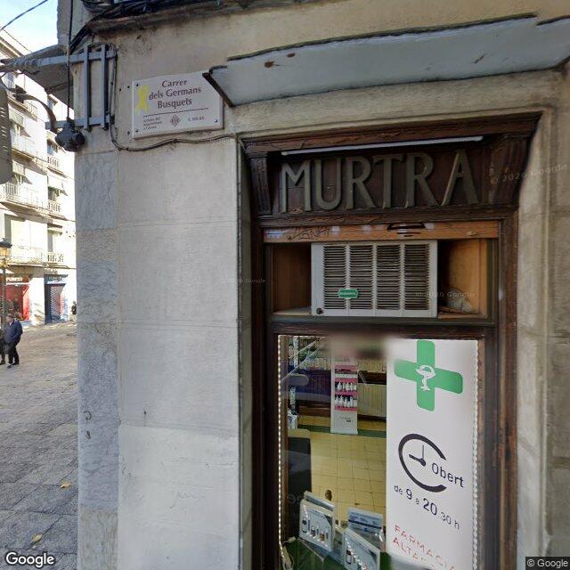 Street view near Farmàcia Altarriba in Gerona