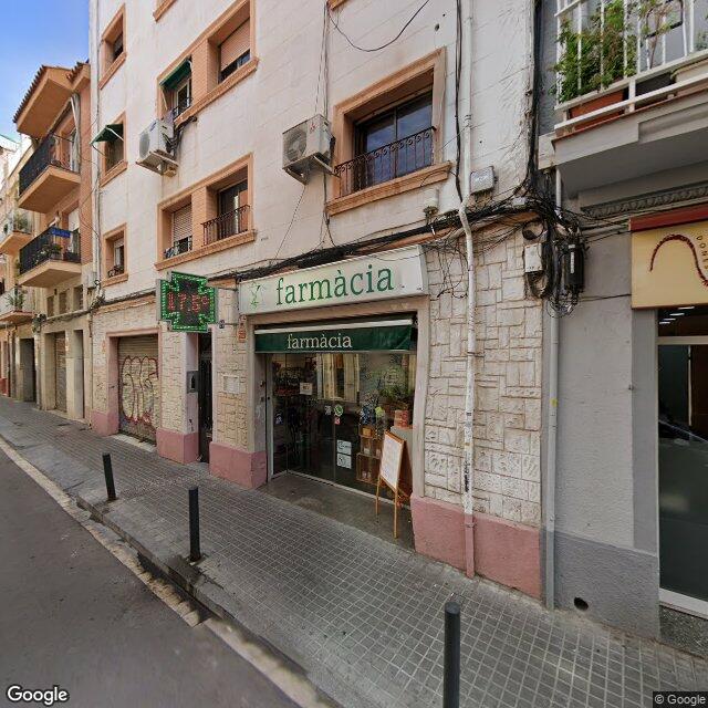 Street view near Farmàcia Anna M. Beltran Capafons in Barcelona