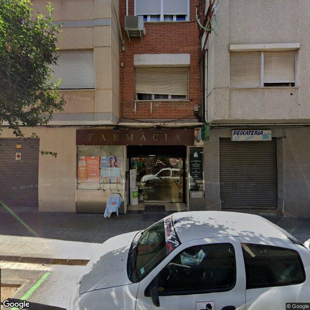 Street view near Farmàcia Anna M. Colom Noguera Castellví in Barcelona