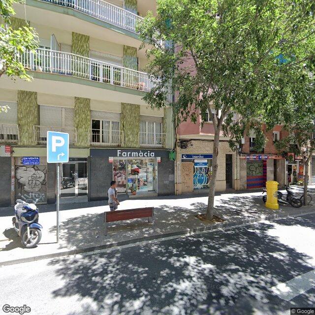 Street view near Farmàcia Anna Maria Lladó Almonacid in Barcelona