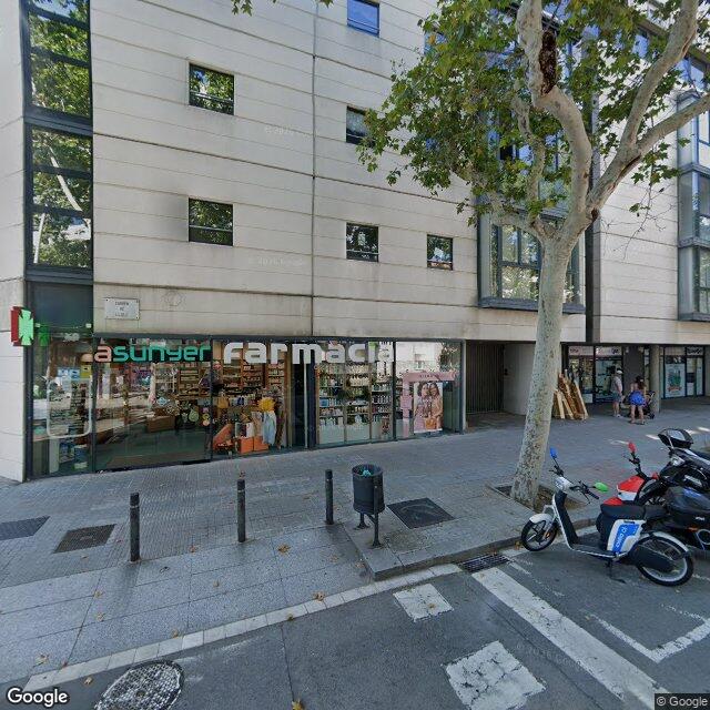Street view near Farmàcia Anna Sunyer Bellido in Barcelona