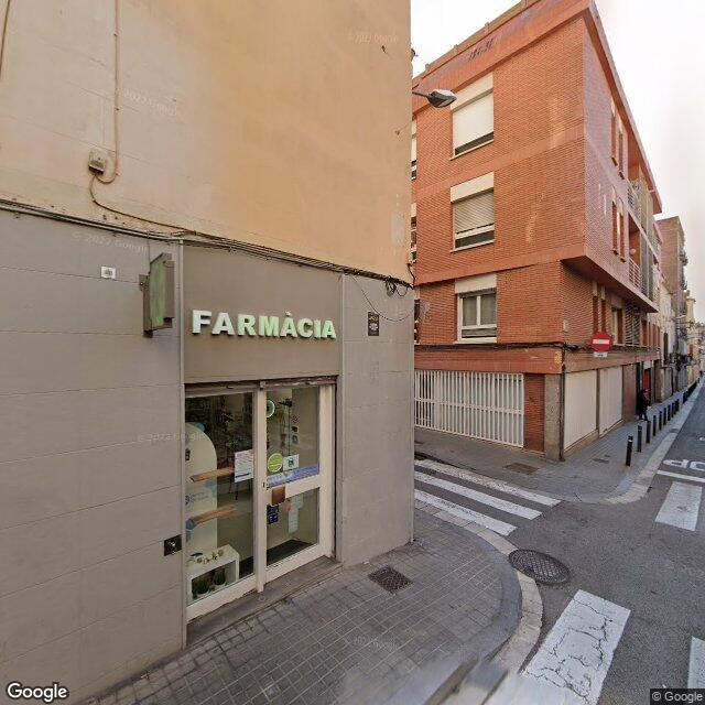 Street view near Farmàcia Anna Teruel Sicart in Barcelona