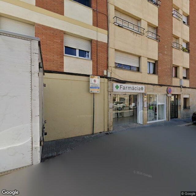 Street view near Farmàcia Antoni Mas Lombarte in Barcelona