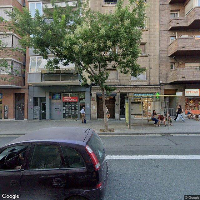 Street view near Farmàcia Arrasaté Perpiñà in Barcelona