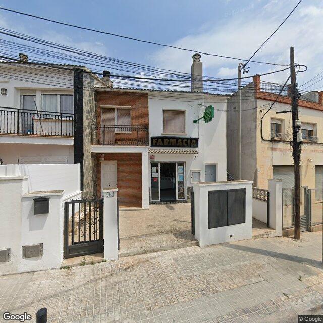 Street view near Farmàcia Arroyo in Barcelona