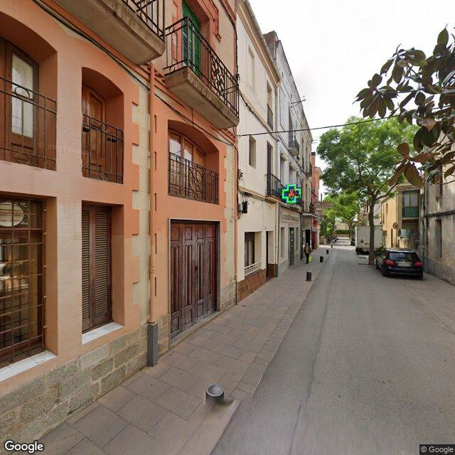 Street view near Farmàcia Auqué Regaño, Bernat in Barcelona