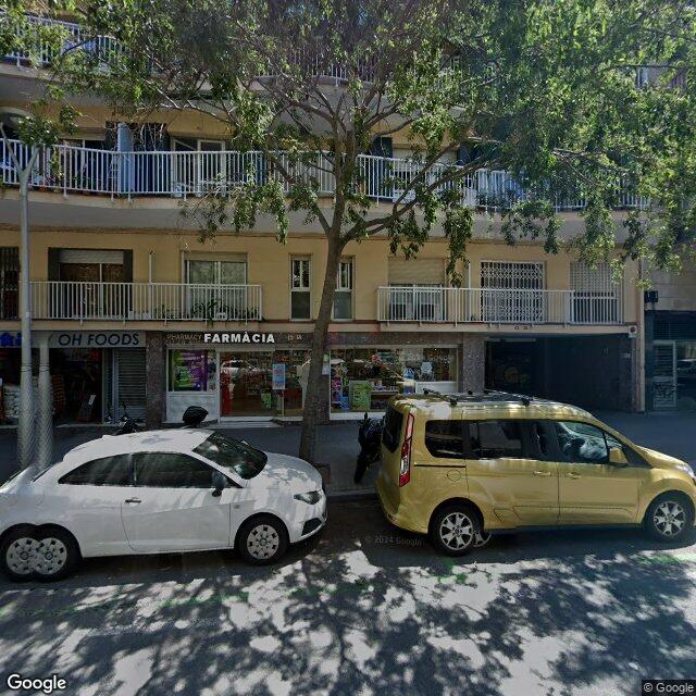 Street view near Farmàcia Bainad Caballé, Jacint in Barcelona