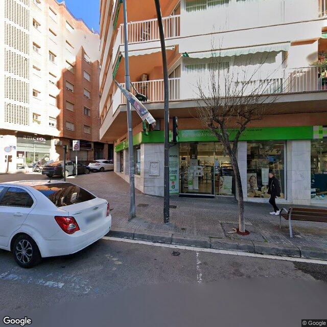 Street view near Farmàcia Balasch Iborra, Montserrat in Barcelona
