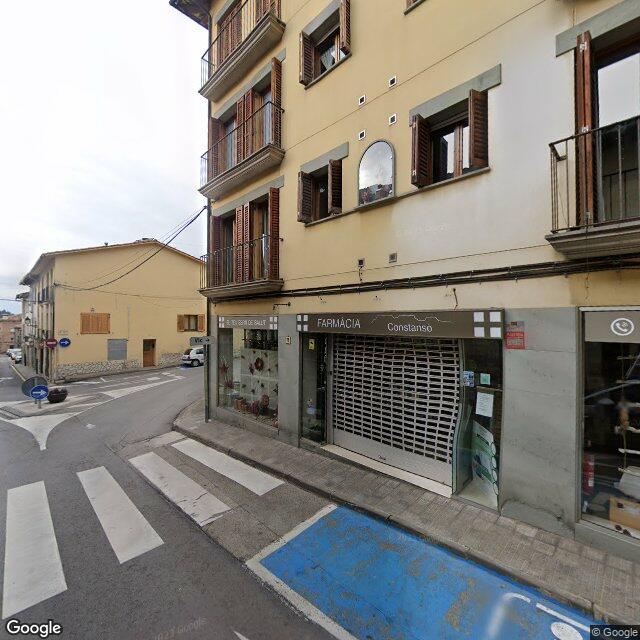 Street view near Farmàcia Bansell Bigas, F. Xavier in Barcelona