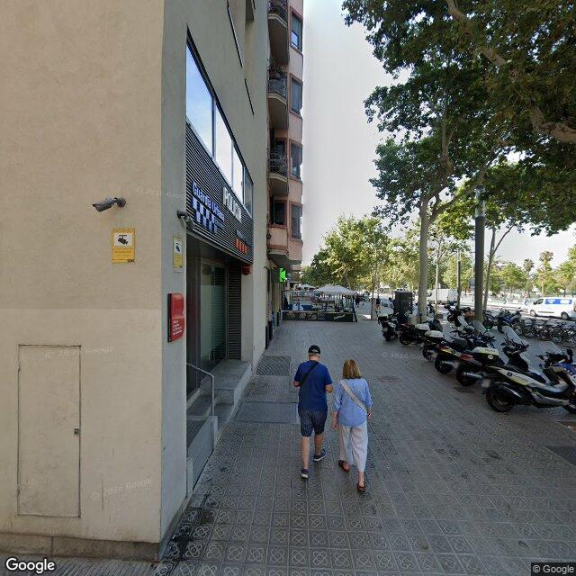 Street view near Farmàcia Barceloneta in Barcelona