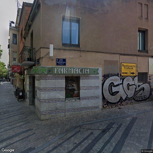 Street view near Farmàcia Belmonte Castan, Cristina in Barcelona