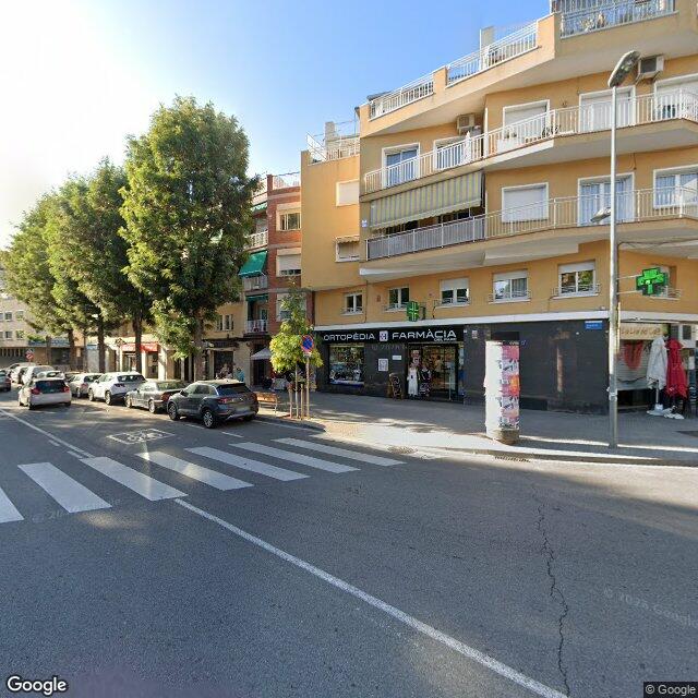 Street view near Farmàcia Beltran in Barcelona