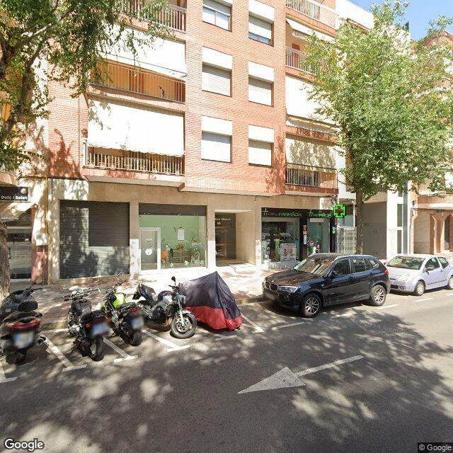 Street view near Farmàcia Berga Culleré, Carolina in Barcelona