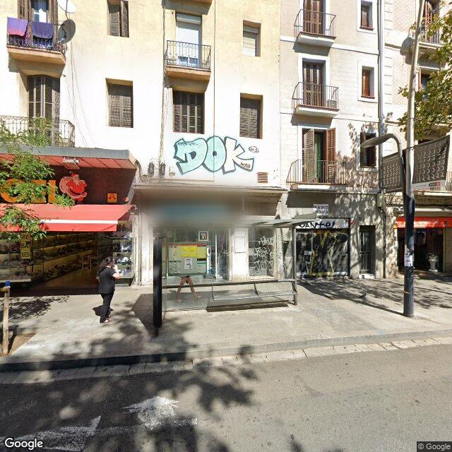 Street view near Farmàcia Bertolin Espallargas, Concepción in Barcelona