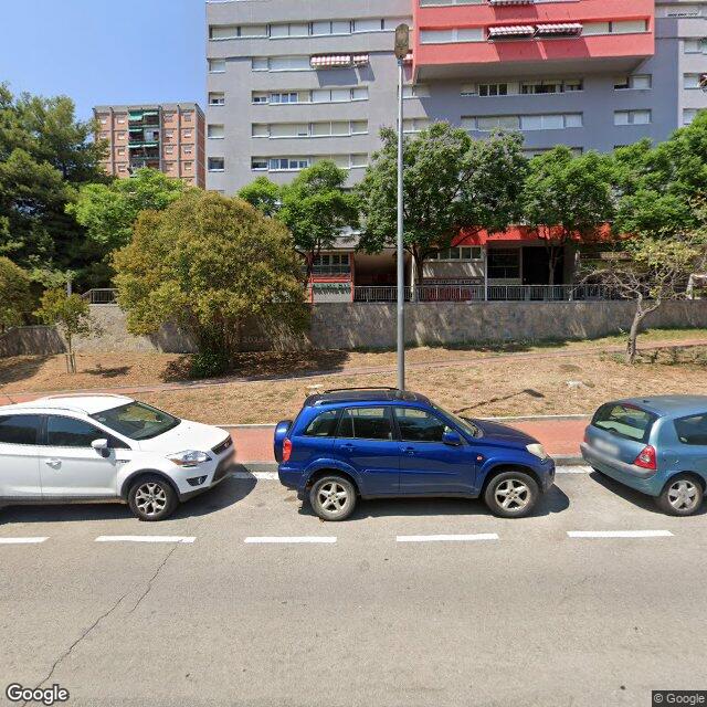 Street view near Farmàcia Bertrolí Matas, Magdalena in Barcelona