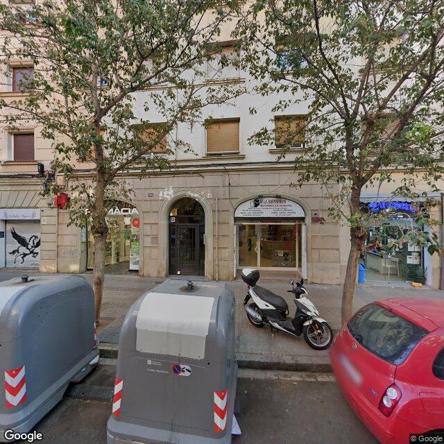 Street view near Farmàcia Blanc Melià, Beatriz I Javier in Barcelona