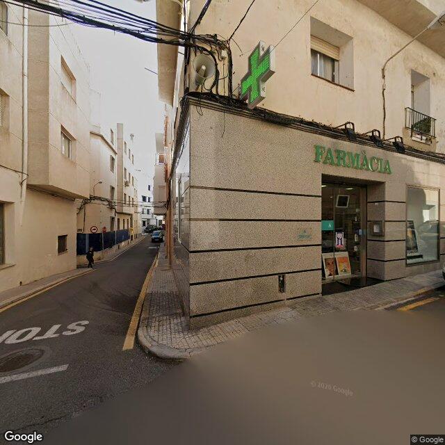 Street view near Farmàcia Borges in L'Ametlla de Mar