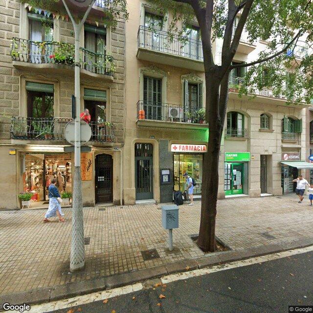 Street view near Farmàcia Bricio Alonso, Beatriu in Barcelona
