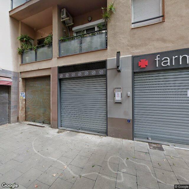Street view near Farmàcia Busquets Recasens, M. Teresa in Barcelona