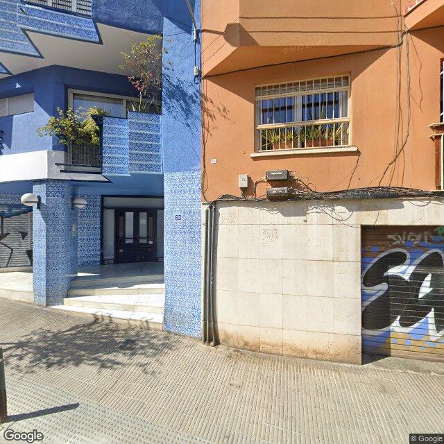 Street view near Farmàcia C. Mariné Serra in Barcelona