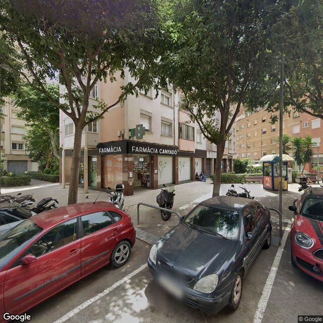 Street view near Farmàcia Canyadó in Barcelona